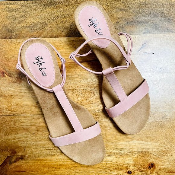 NWOT Style&Co - Mulan Wedge Sandals - Picture 4 of 10